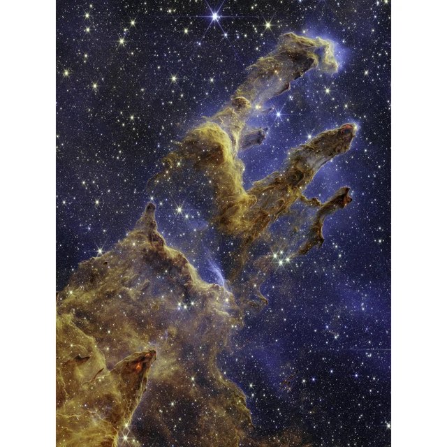 NASA JAMES WEBB Space Telescope Pillars of Creation XL Art Canvas