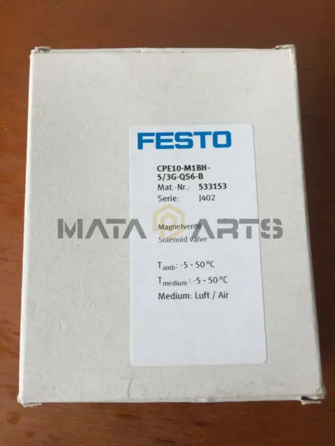 ONE NEW FESTO CPE10-M1BH-5/3G-QS6-B 533153 solenoid valve