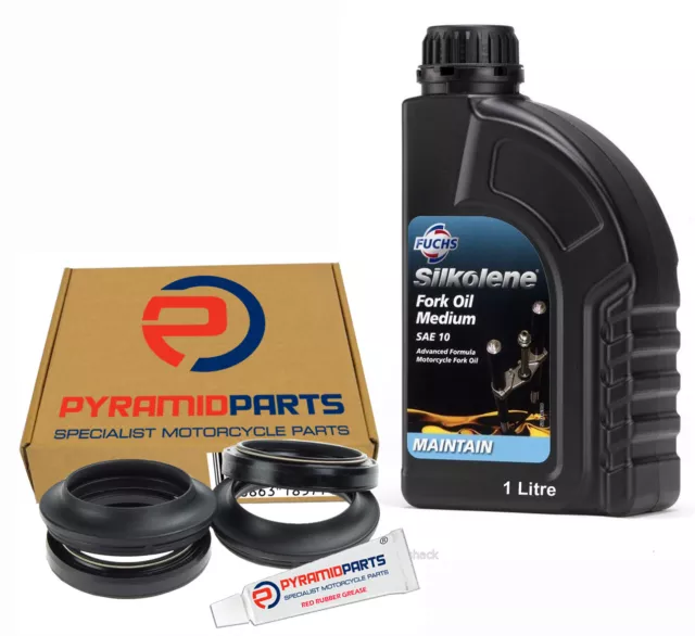 Fork Seals Dust Seals & 1L Oil for MBK 125 150 Skyliner