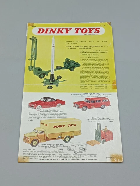 Catalogue Dinky Toys GB N°8 – Édition 1960, 1/43, Bon état