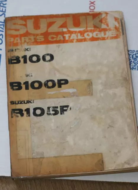 Suzuki B100, B100P,B105P,Part's Catalogue   (Original )