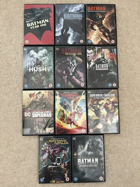 Batman, Superman DC Animation 11 Movies Bundle