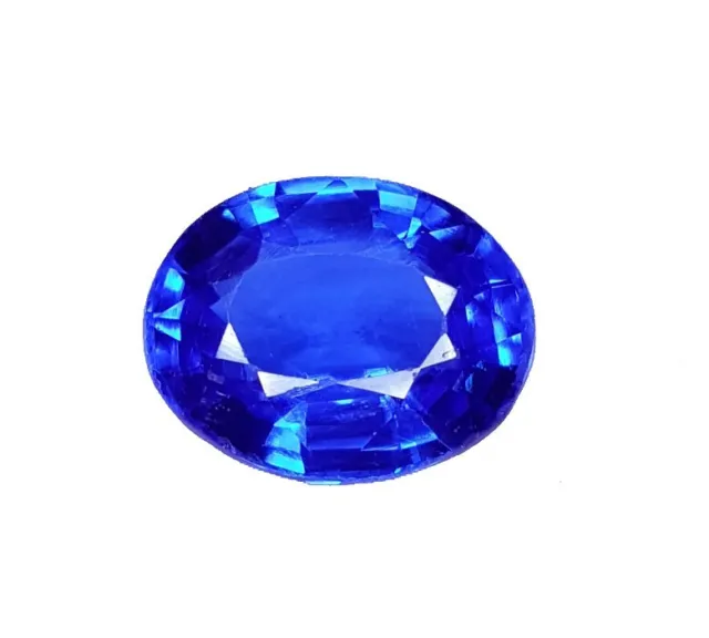 Natural Blue Sapphire Untreated 4.17 Ct Loose Certified Gemstone Oval Shape Gem