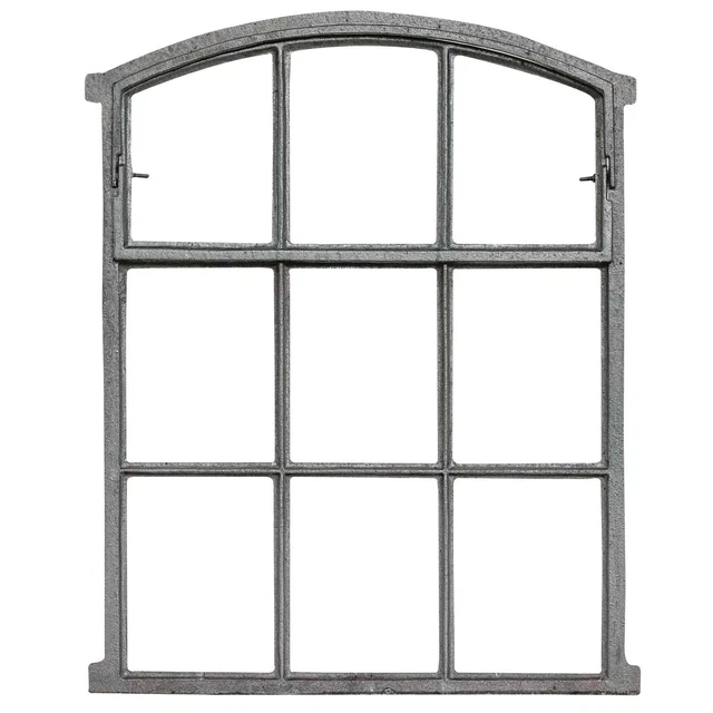 Ventana abrir del granero de hierro estilo antiguo 71cm (b2)