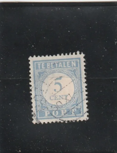 L5877 PAYS BAS timbre TAXE Y&T N° 51 de 1912-22 "  " Oblitéré
