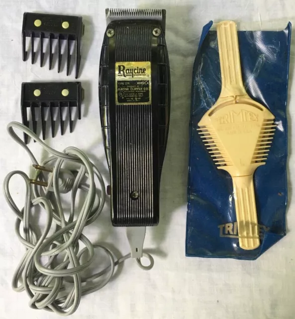 RAYCINE CLIPPER by OSTER Model 274 Series A Hair Trimmers Clippers USA + TRIMTEX