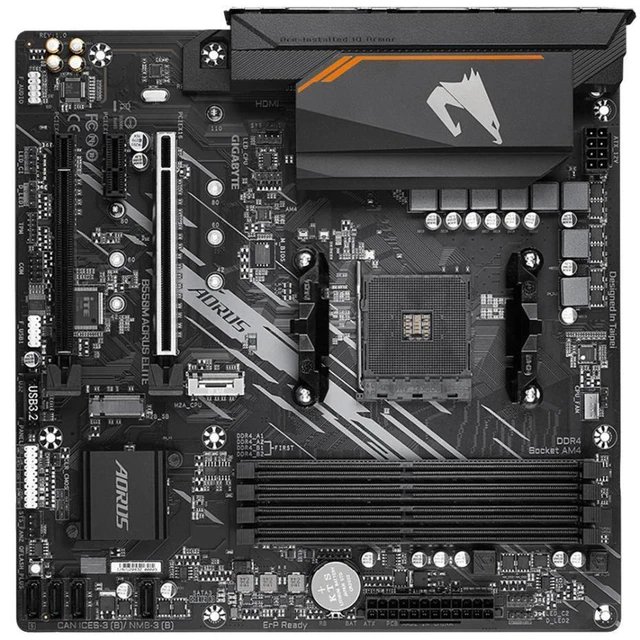 AMD B550 SOCKET AM4 Micro ATX Motherboard B550M AORUS ELITE £153.79