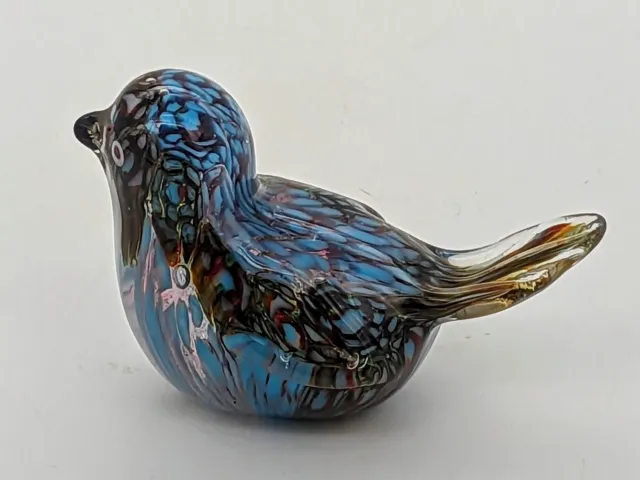 Lovely Little Hand Blown Glass Bird Figurine/Paperweight
