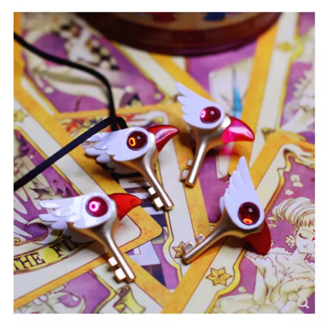 Anime Card Captor Sakura Kinomoto Sakura Magic key Necklace Cosplay Gift
