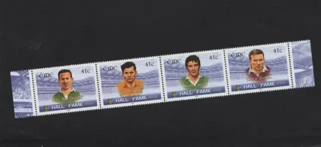 Ireland stamps: 2002 SET- Se tenant strip of 4 GAA Hall of Fame SG1550 -1553 MNH