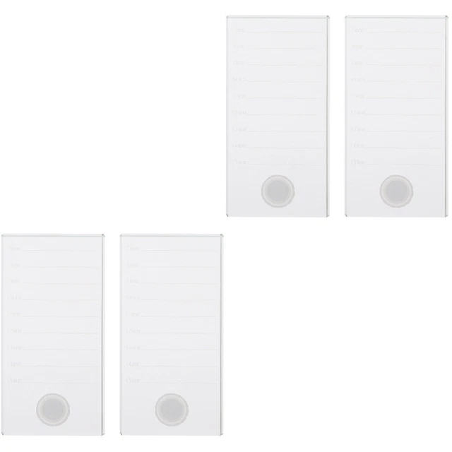 4 Pcs Adhesive Glue Holder Eyelash Crystal Tray Tool Gadgets Fake Eyelashes