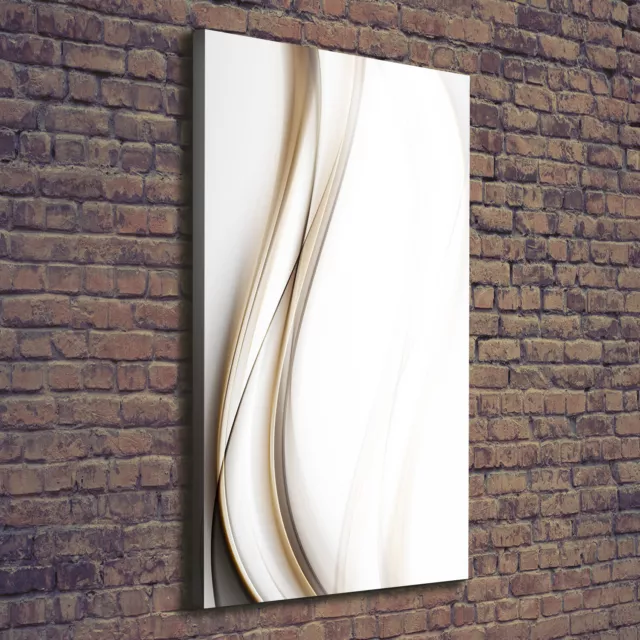 Leinwand-Bild Kunstdruck Hochformat 70x140 Bilder Abstrakte Wellen