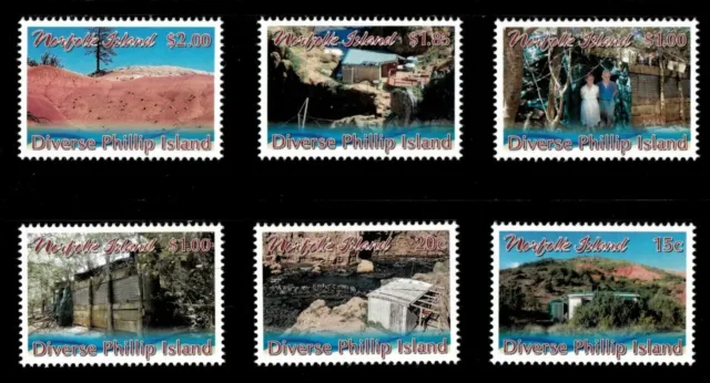 Norfolk Island 2016 Diverse Phillip Island Set Fine Mnh