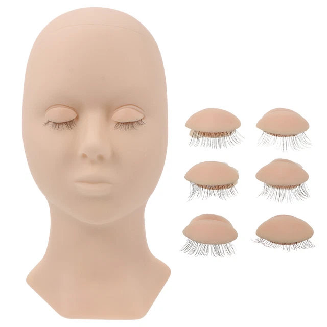 Kopfform Aus Silikon Make-up-Wimpernkopf Schaufensterpuppe Modell