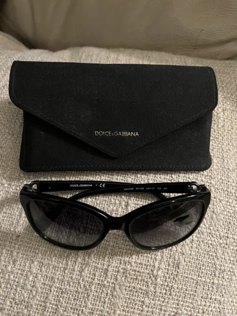 Dolce & Gabbana Dg 4258 501/8G Black Authentic Sunglasses