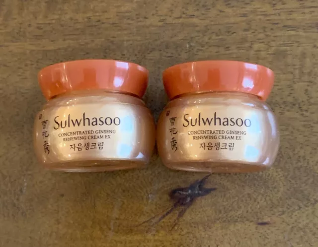 Sulwhasoo Concentrated Ginseng Renewing Cream EX 5ml x 2pcs  US Seller