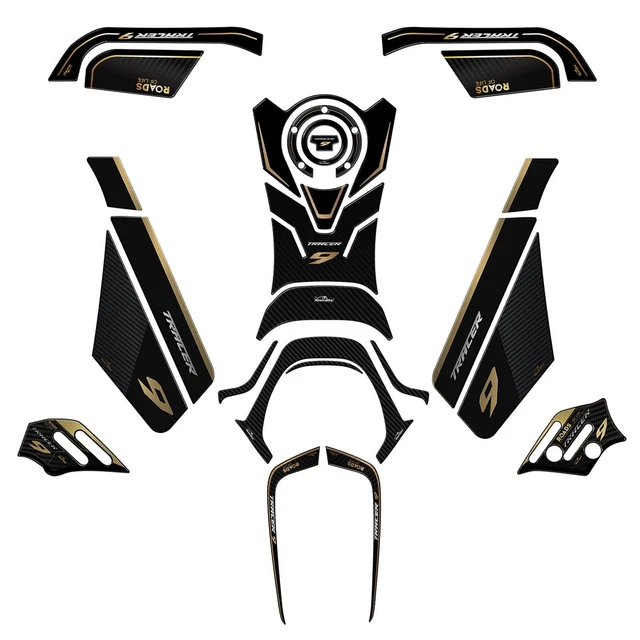 Autocollant Résine 3D Résin Bike Pour BMW R 1250 GS Adventure Triple Black 2021-2023 - Protection Réservoir