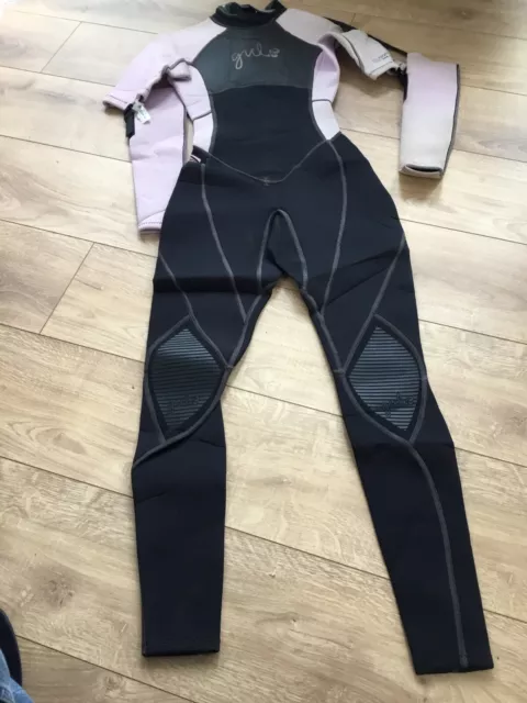 Gul Contour 3/2mm Back Zip Full Length Convertible 3/2 wetsuit, UK8.