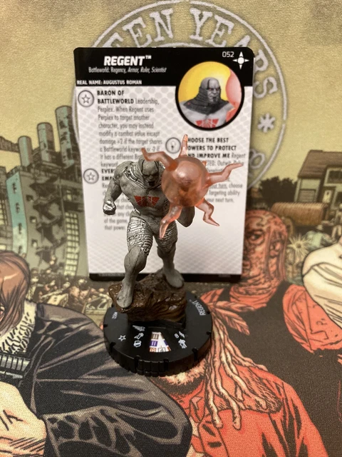 Heroclix Marvel Secret Wars Battleworld Regent 052 Super Rare W/Card
