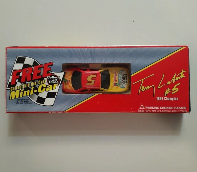 VINTAGE NASCAR 1996 Collectible 1/64 Mini Race Car 5 Terry LaBonte