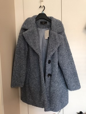 TESCO F\u0026F BLUE Teddy Coat 10 - BRAND 
