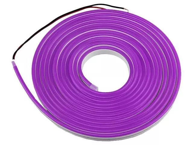 5X N006120BB1LZ (VIOLET) NEON-LED-Band violett 2835 12V LED/m: 120 6mm IP65 8W/m