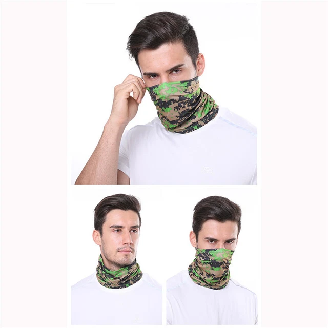 Outdoor Sports Turban Face Mask Unisex Reusable Neck Scarf Multifunctional