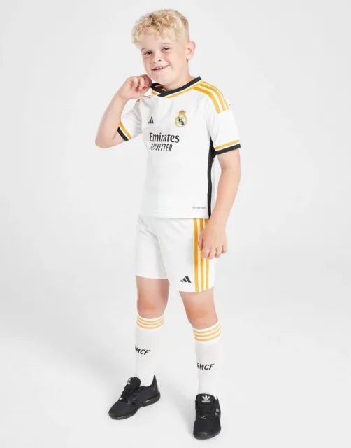 Adidas Real Madrid 2024 Home Kit Kids Age 7-10
