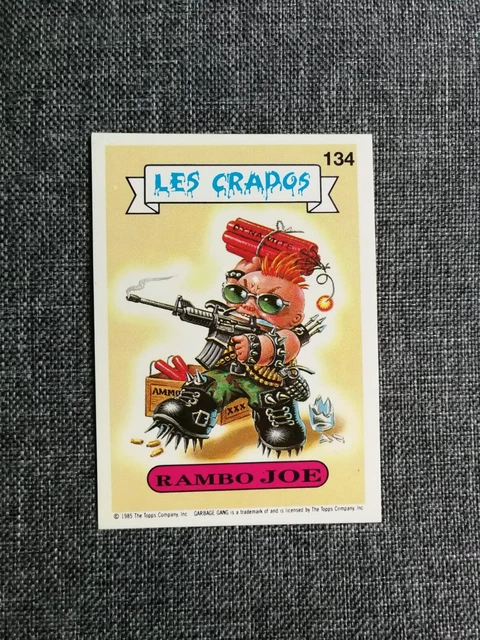 Carte à Collectionner Les Crados Série 1 - Stéphane Spiderman - Rare