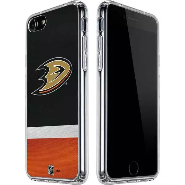 NHL Anaheim Ducks iPhone SE Clear Case - Anaheim Ducks Jersey