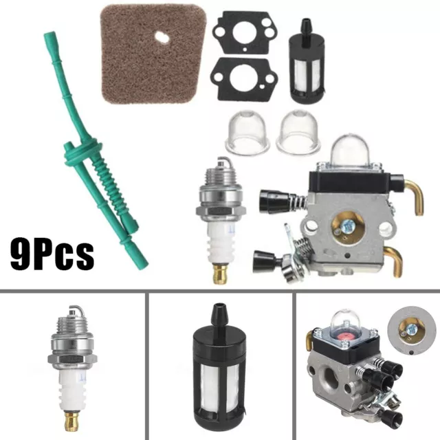 Tondeuse Pièces Set Remplace Carburateur for STIHL FS38 FS45 FS46 Outils Pièces