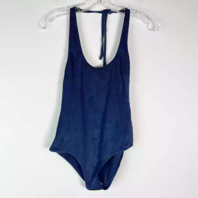 Lisa Marie Fernandez NWOT The Amber Maillot Swimsuit Navy Blue Size S (2 - 4)