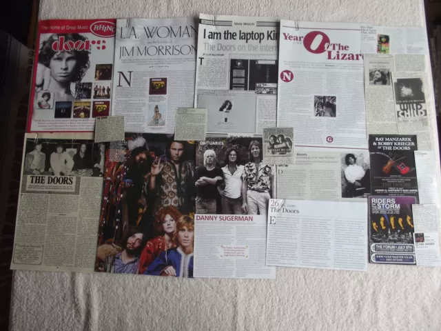 The Doors - Magazine Cuttings Collection - Clippings, Adverts, Photos X30.