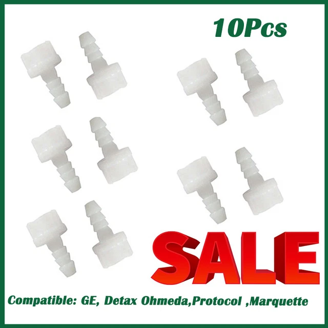 SALE Female NIBP Blood Pressure Cuff Air Hose Connector Marquette Protocol 10Pcs