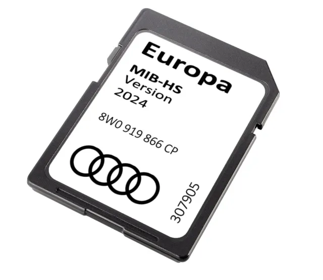 Genuine Audi MIB-HS 2024 SAT NAV Navigation SD Card 8W0060866CP