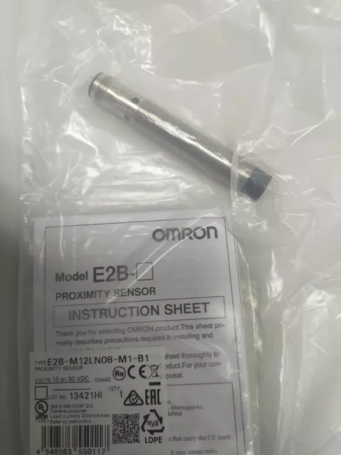 4sensori omron E2B-M12LN08-M1-B1 Sensore induttivo