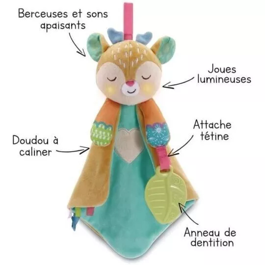 VTECH BABY Tifan, mon doudou berceuses, je parle, je chante, je m'éclaire