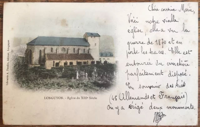 Lot 3 CPA Longuyon, War 1870, History, Meurthe-et-Moselle 54, Postcard.