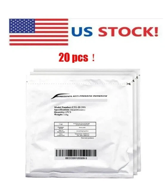 New (LARGE) Anti Freeze Antifreeze Membrane Cooling Slimming Machine   20 Pcs.