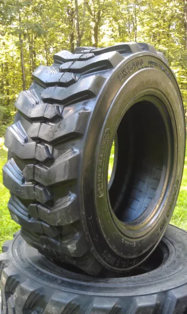 4 NEW Loadmax 12-16.5 Skid Steer Tires - 12 Ply - For CAT, New Holland & others 3