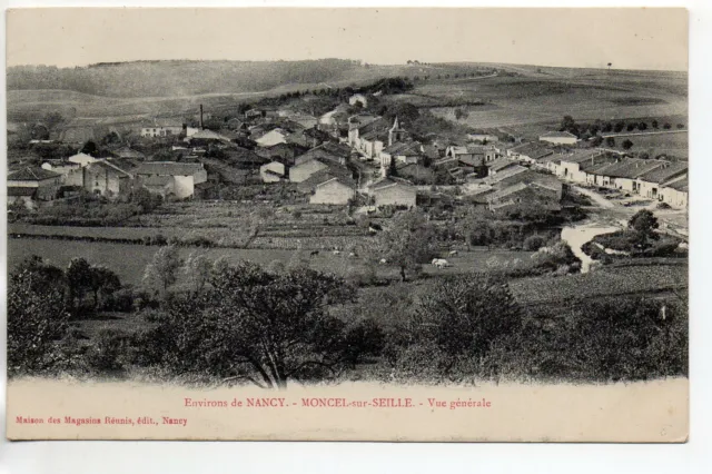 MONCEL SUR SEILLE - Meurthe et Moselle - CPA 54 - general view of the village