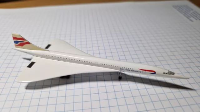 Herpa Wings, 1:500, Aerospatiale Concorde, British Airways (G-BOAF), Nr. 507035