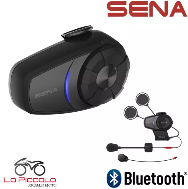 Interphone Radio Fm Bluetooth 4.1 10S-01 Sena Per Casco Moto Singolo Universale