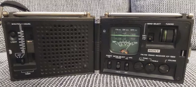 Sony ICF 7800 Klappradio defekt