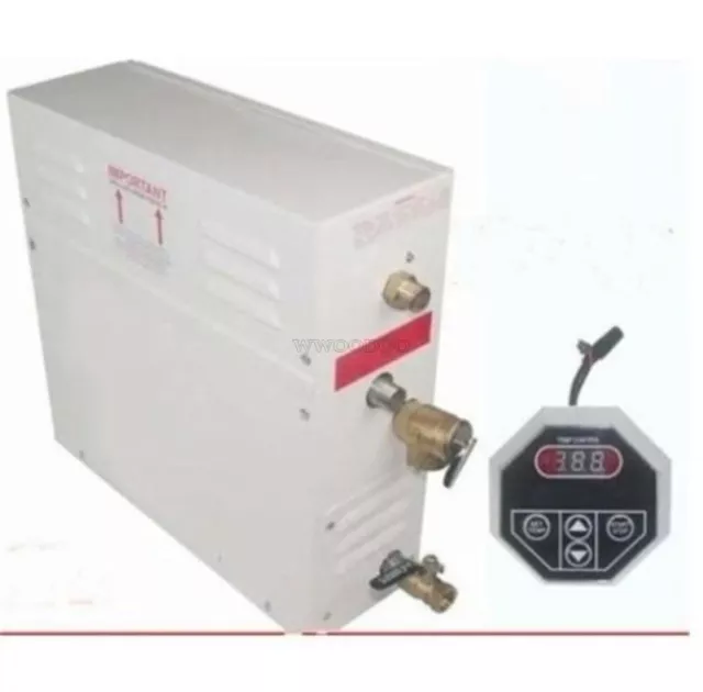 NUEVO 9KW Generador de Vapor/Sauna Baño Hogar SPA Controlador de Ducha S04 iv