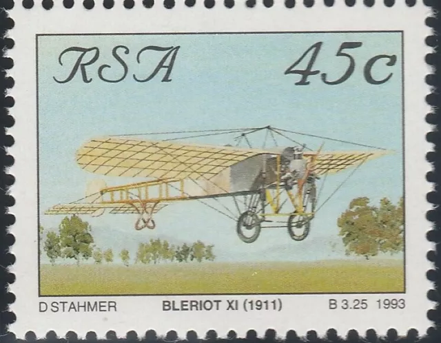 South Africa 1993 Aviation in SA, Bleriot XI Monoplane (1911) Mint A++