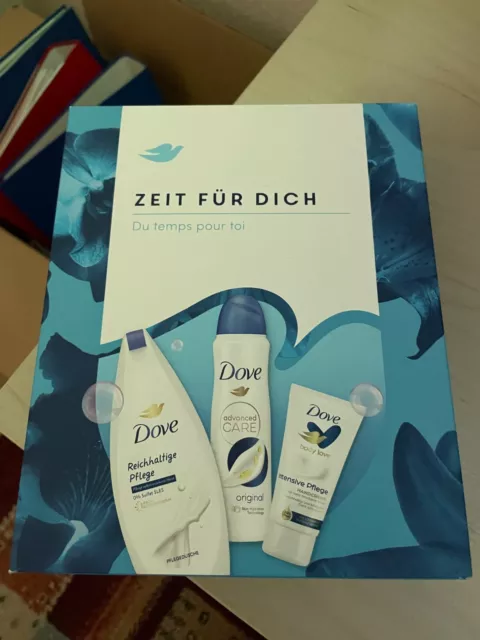 Dove Geschenkset mit Pflegedusche Deodorant und Handcreme - "Zeit für dich"