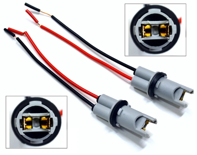 Universel Tressé Câble Femelle Douille 168 T10 Pgl Avant Côté Marqueur Léger A