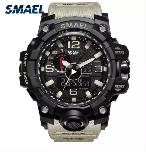 RELOJ MILITAR DE hombre resistente al agua 50 metros Ideal para REGALO EUR  22,20 - PicClick FR