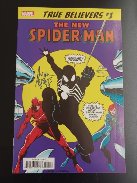 True Believers The New Spider-Man 1 Signed By Arthur Adams